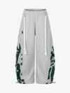 Streetwear Graffiti Drawstring Baggy Sweatpants