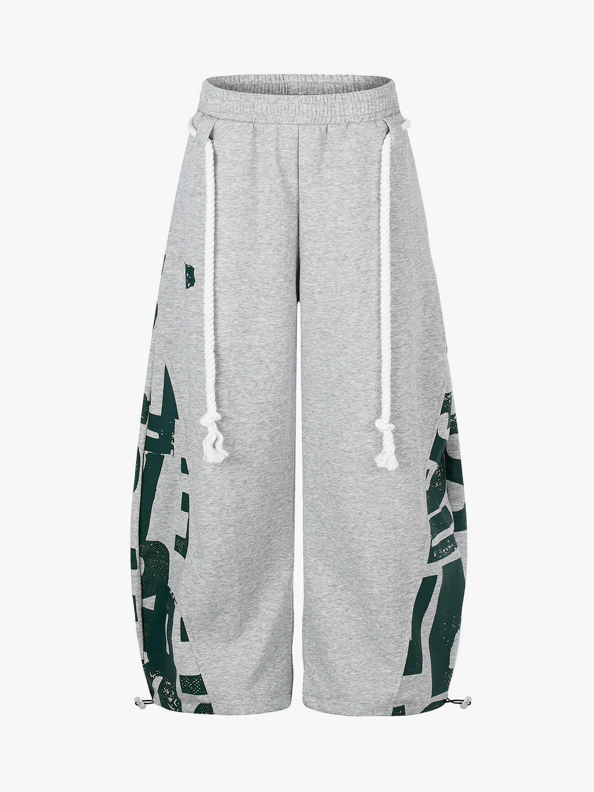 Streetwear Graffiti Drawstring Baggy Sweatpants
