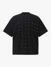 Studded Cross Waffle T-Shirt