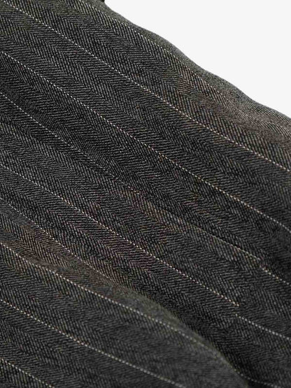 Pinstripe Vertical Embroidery Track Jacket 