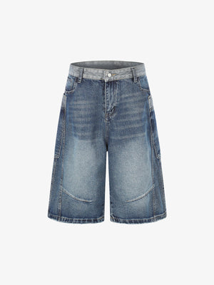 Color Block Workwear Jorts