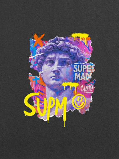 David Sculpture Vibrant Graffiti Art T-Shirt 