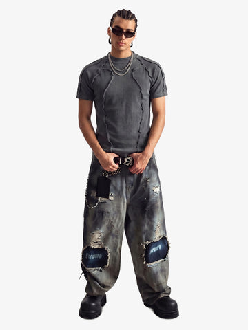 Exposed Seams Wasteland Wash T-Shirt