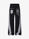 Crest & Sword Graphic Side Stripe Sweatpants