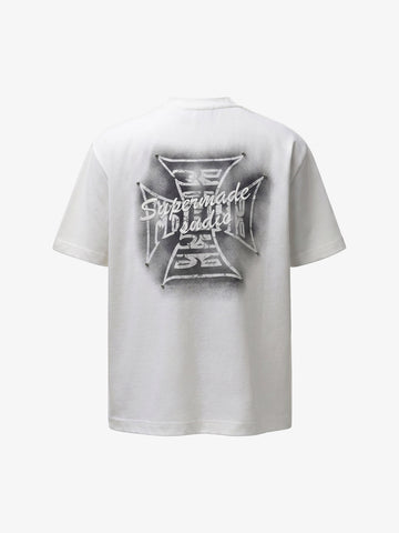 Studded Cross Tee