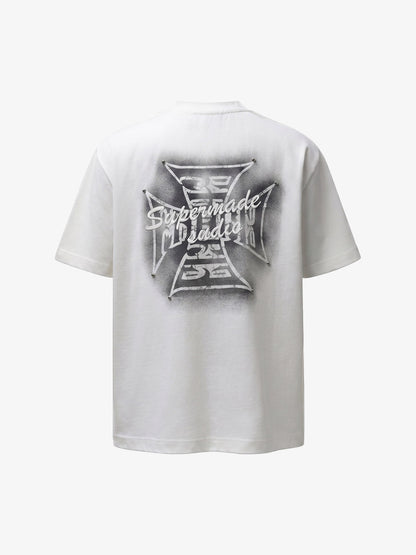 Studded Cross Tee