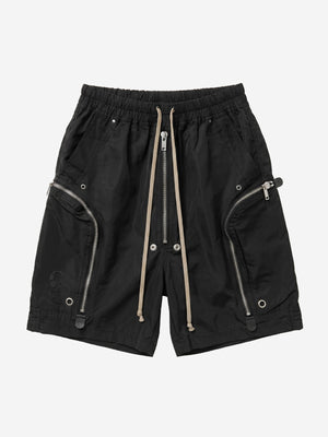 Heavy Zip Functional Techwear Shorts 