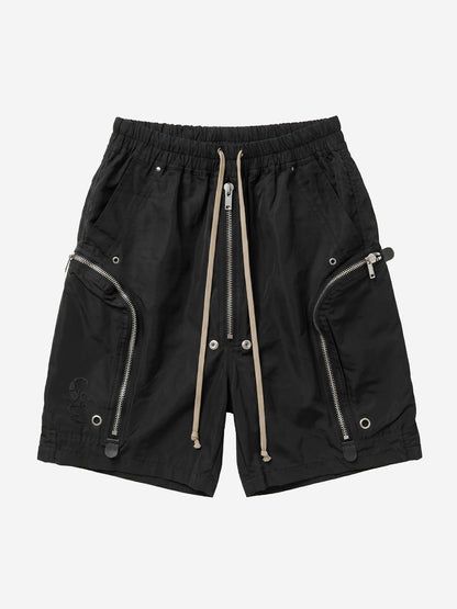 Heavy Zip Functional Techwear Shorts 