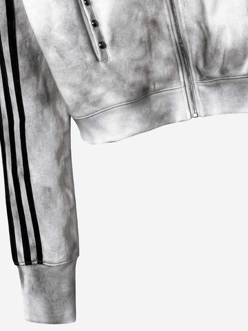 Striped Sweatshirt & Pants Set