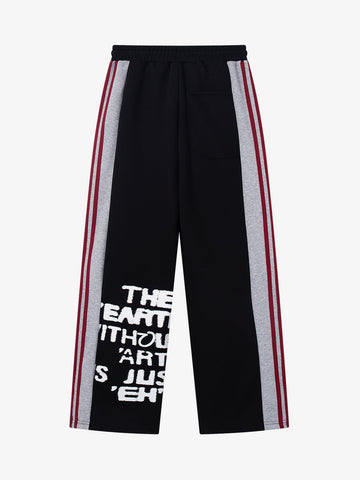 Striped Patchwork Two-Piece Set