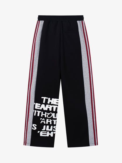 Striped Patchwork Two-Piece Set