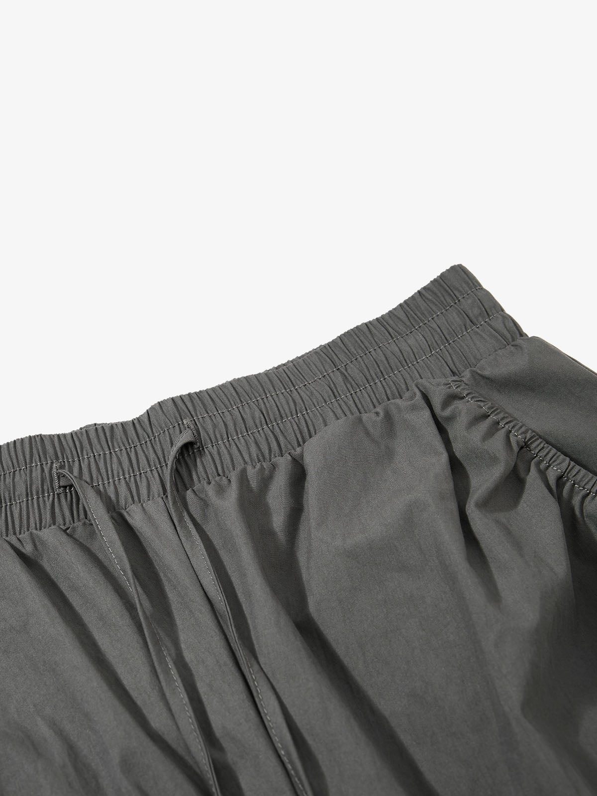 Nylon Cargo Culottes – Lightweight Elastic Waist Utility Pants