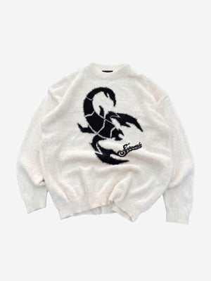 Scorpion Graphic Knit Sweater