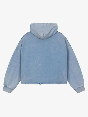 Girl Graphic Cropped Hoodie