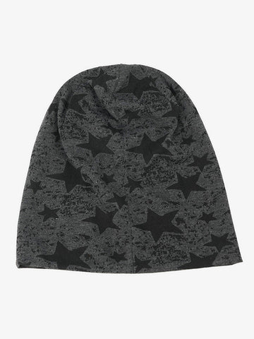 Street Double-Layer Five-Pointed Star Pullover Hat 