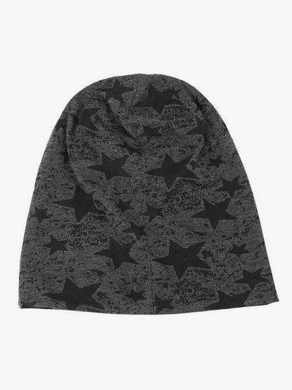 Street Double-Layer Five-Pointed Star Pullover Hat 