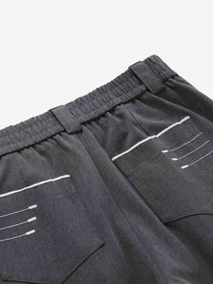 Minimal Draped Tailored Pants 