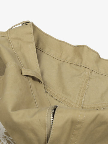 Gothic Cross Graphic Cargo Shorts