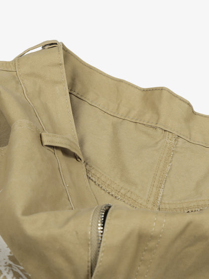 Gothic Cross Graphic Cargo Shorts
