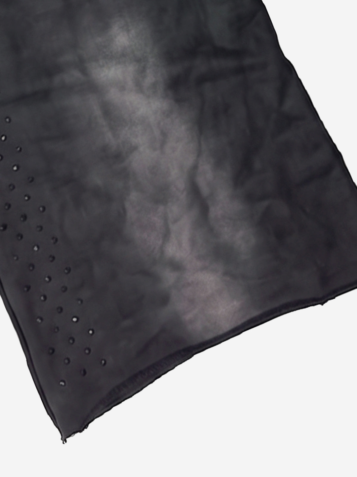 Washed Distressed Rhinestone Trim Sweatpants