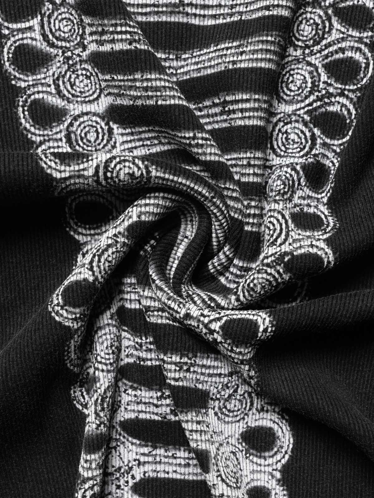 Ribbed Knit Top – Stretch Cotton Blend Fitted Essential