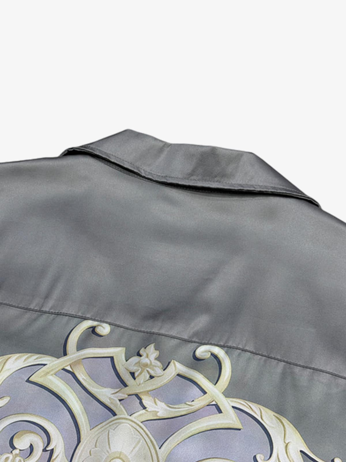 Baroque Sea Satin Cuban Shirt
