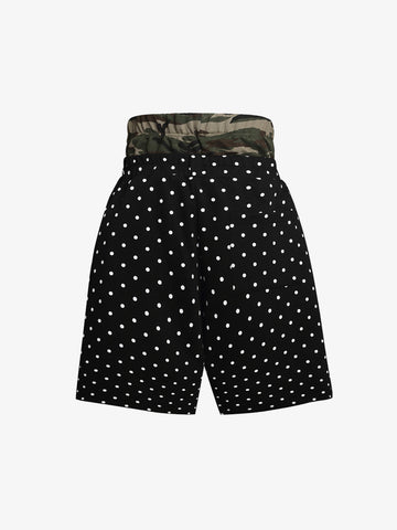 Double Waist Polka Dot Shorts