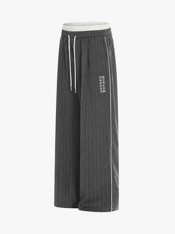 Retro Color-Blocked Striped Stand-Collar Tracksuit 