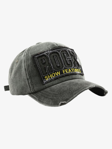 Streetwear Vintage Patch Embroidered Baseball Cap 