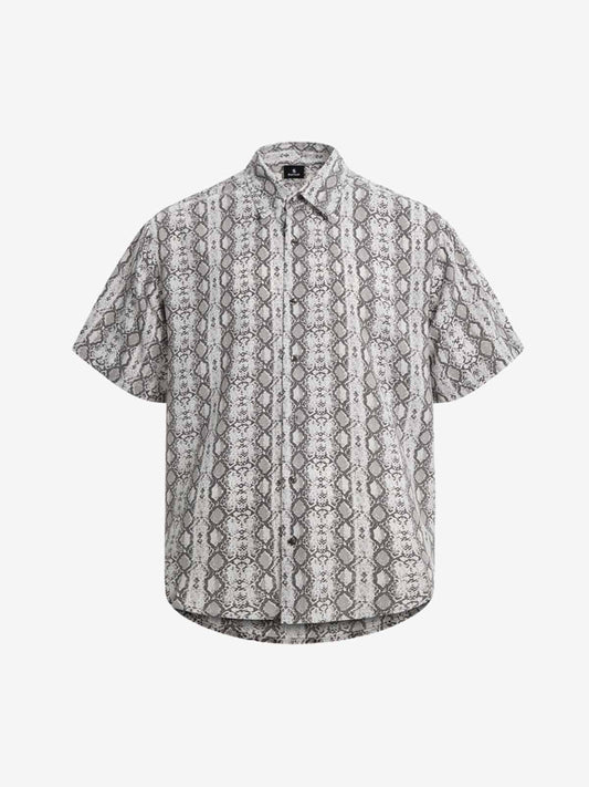 Snakeskin Stripe Short Sleeve Shirt 