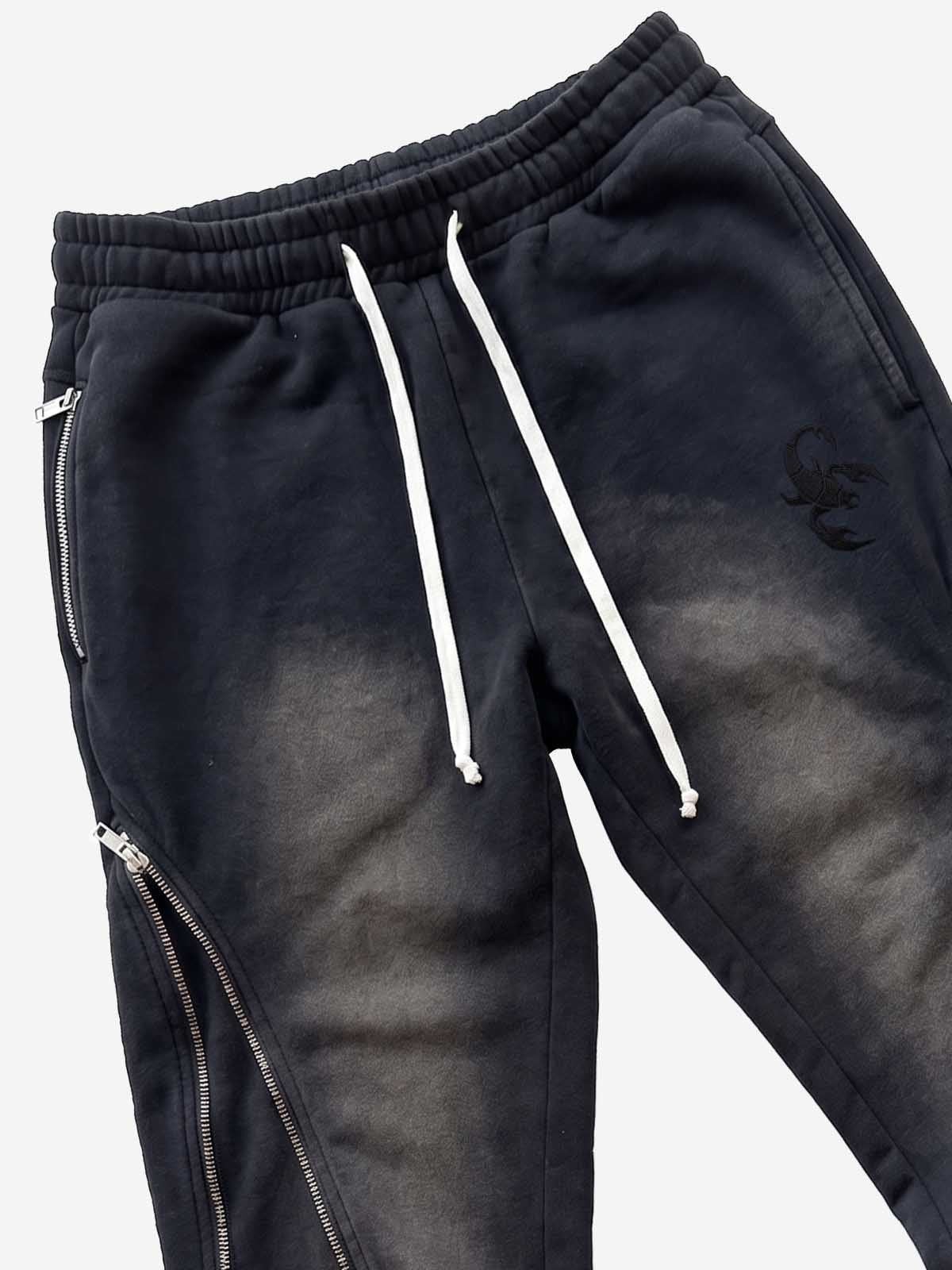 Side Zipper Deformable Pants