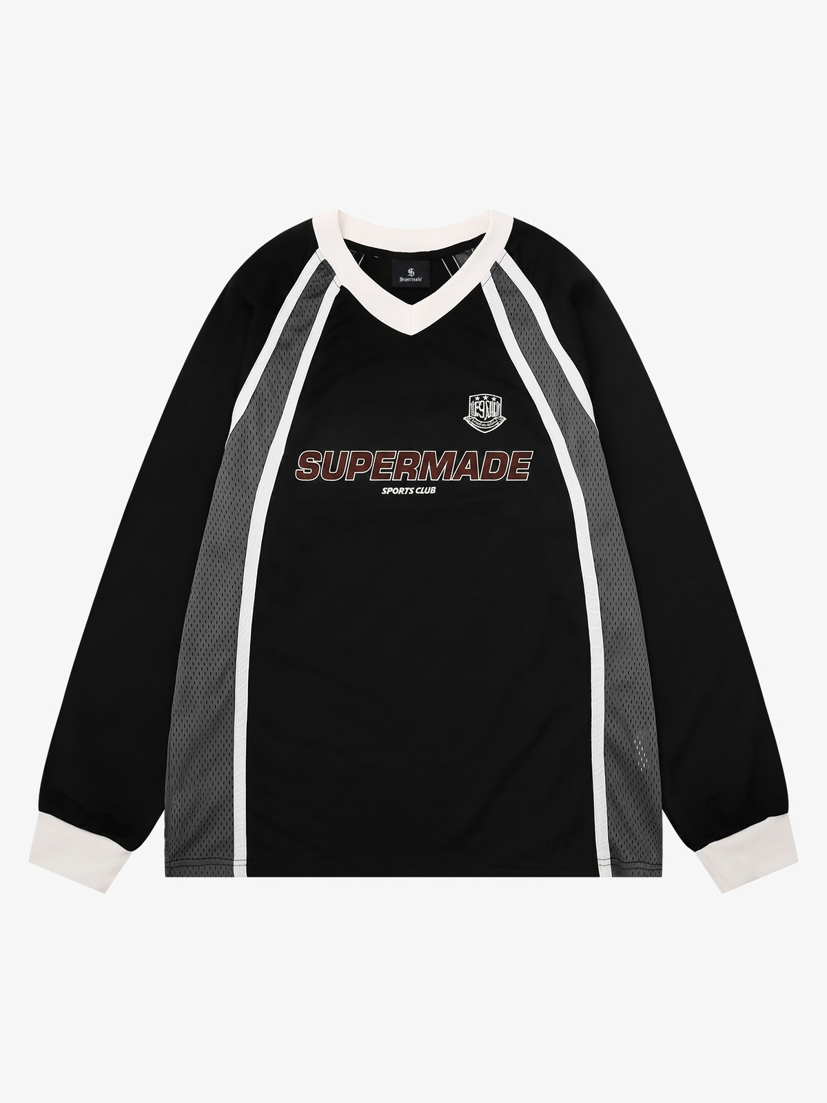 Mesh Patchwork Sweatshirt