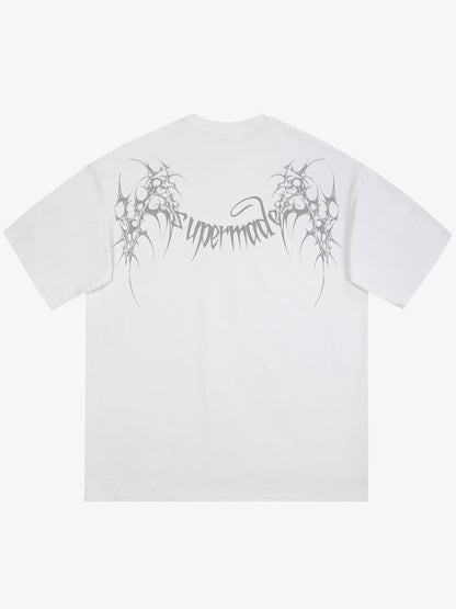 SUPM Gothic Sharp Letter Graphic T-Shirt 