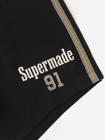 Y2K Graphic Striped Sporty Shorts