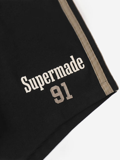 Y2K Graphic Striped Sporty Shorts