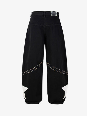 Star Patchwork Jeans