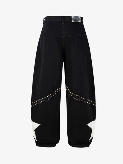 Star Patchwork Jeans