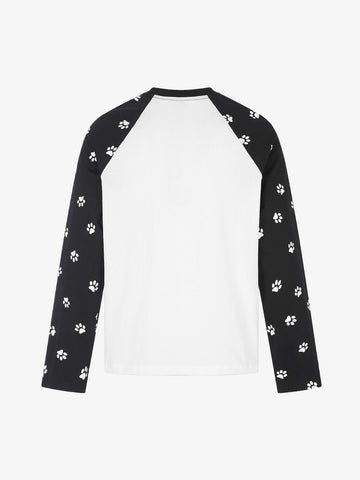 Slogan Raglan Long Sleeve Tee
