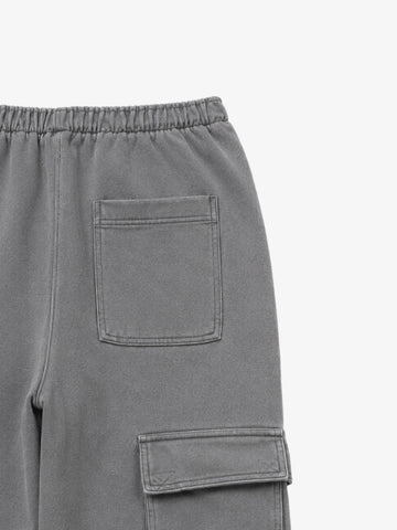 Washed Wide-Leg Sweatpants