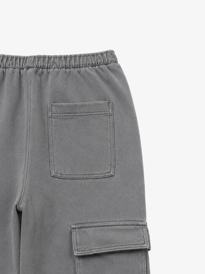 Washed Wide-Leg Sweatpants