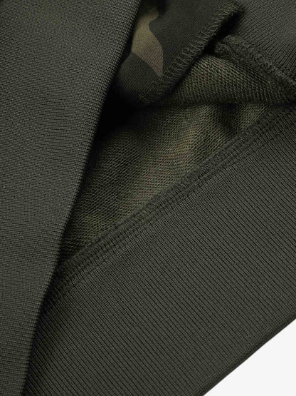 Camo Tape Detail Cropped Jacket