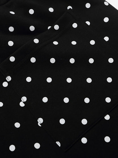 Double Waist Polka Dot Shorts