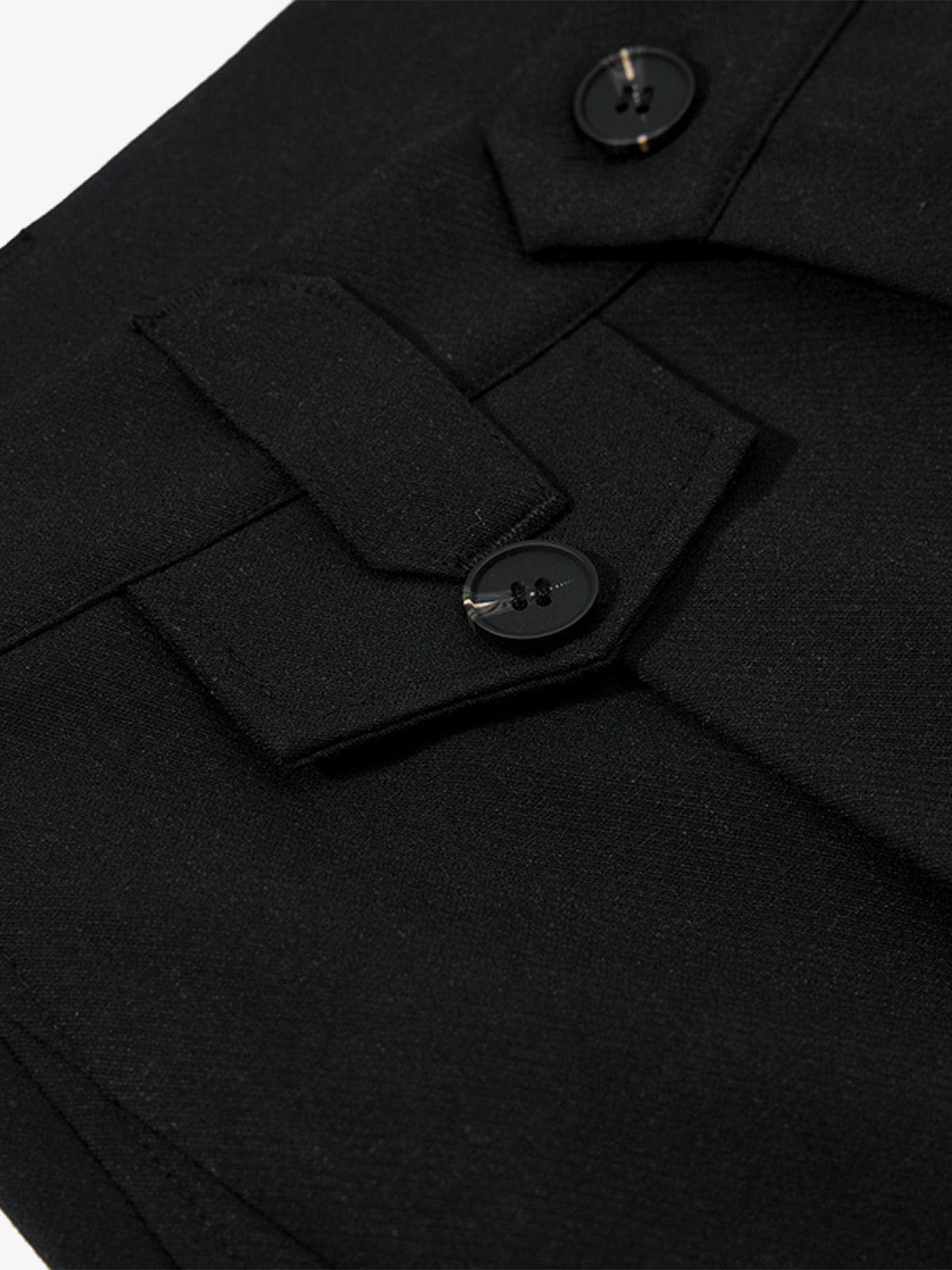 Tie Detail Relaxed Fit Draped Suit Pants