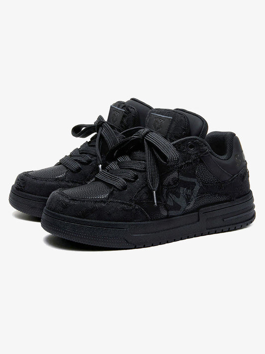 Rubber Sole Black Knight Destruction Skate Shoes 