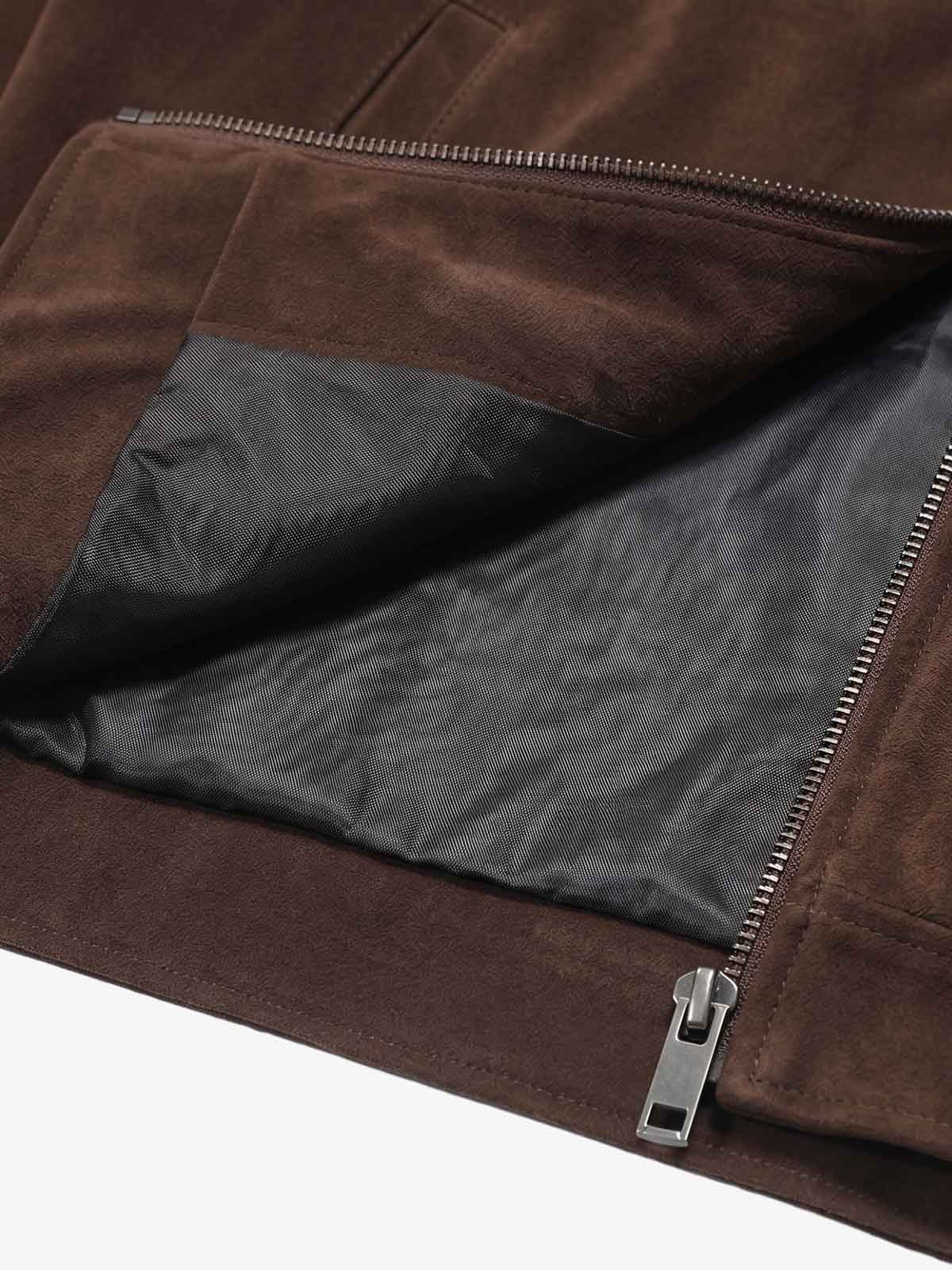 Suede Harrington Jacket