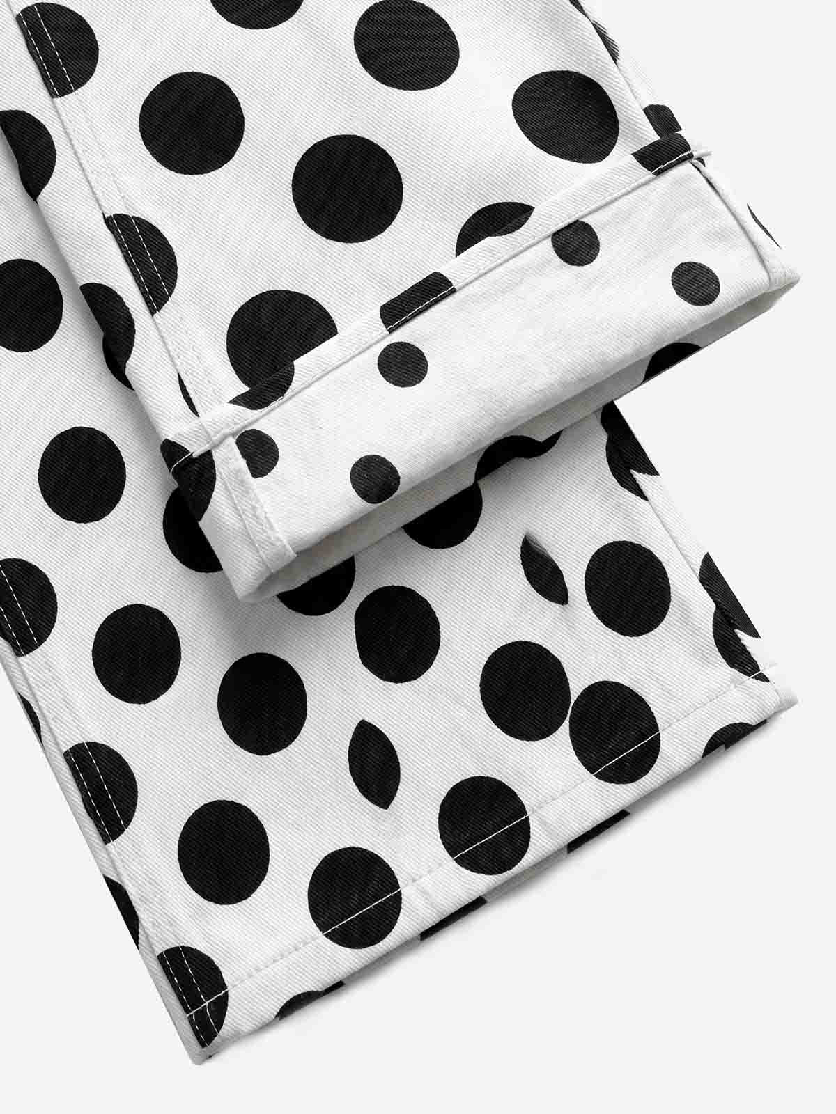 Retro Polka Dot Bell Shorts
