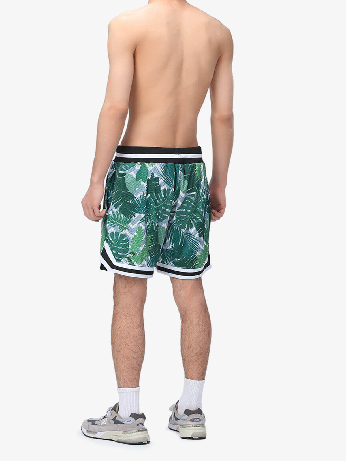 Retro Mesh Drawstring Basketball Shorts