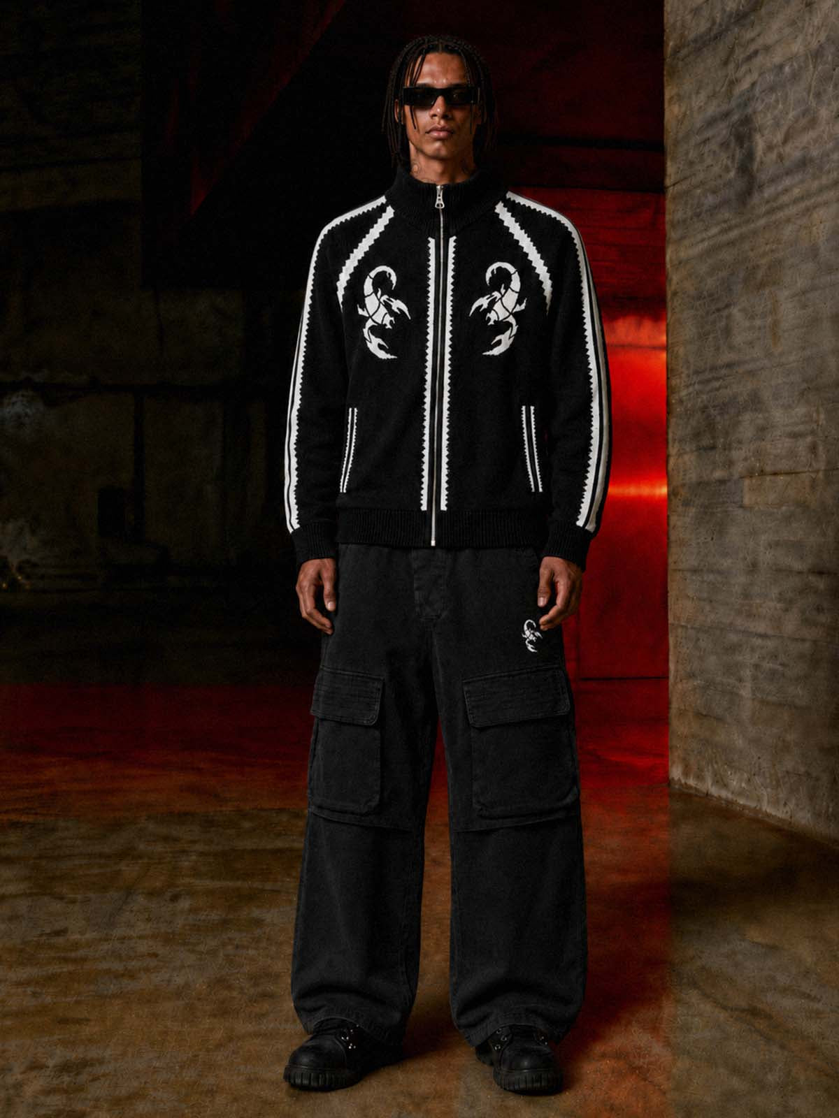 Scorpion Zip Sweater