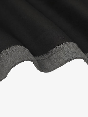 Reflective Striped Suede Tee