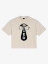 UFO Graphic Crop Tee